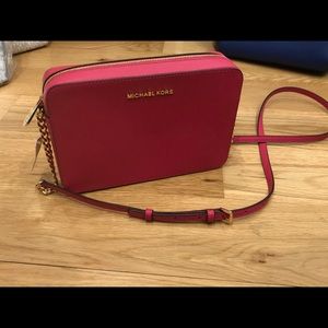 SOLD Michael Kors Hot Pink Crossbody Bag Handbag